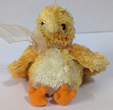 Plush Ty Beanie Baby Chickie the Chick Born 9/20/2001 4" tall