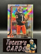 2025 Topps Chrome Football Ja'Marr Chase #58 Refractor