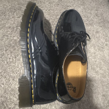 Dr. Martens Black Leather Oxford Lace-Up Shoe...