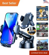 Military-Grade Adjustable Car Phone Holder - Ultimate Stability for Safe Driving