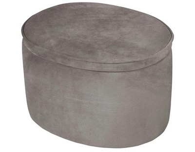 Roba Kinderhocker Kindersitzhocker Hocker inkl. Aufbewahrungsfunktion grau oval