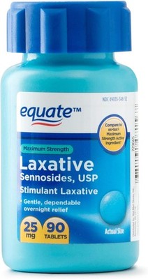 Equate - Maximum Strength Laxative, Sennosides Stimulant 25... 