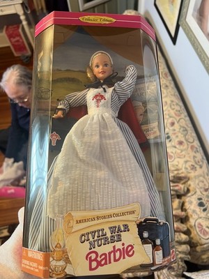 1995 Mattel American Stories Collection Civil War Nurse Barbie New