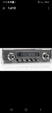 Bluetooth Retro Radio For Classic Vehicles Single Din Vintage Stereo For Car -