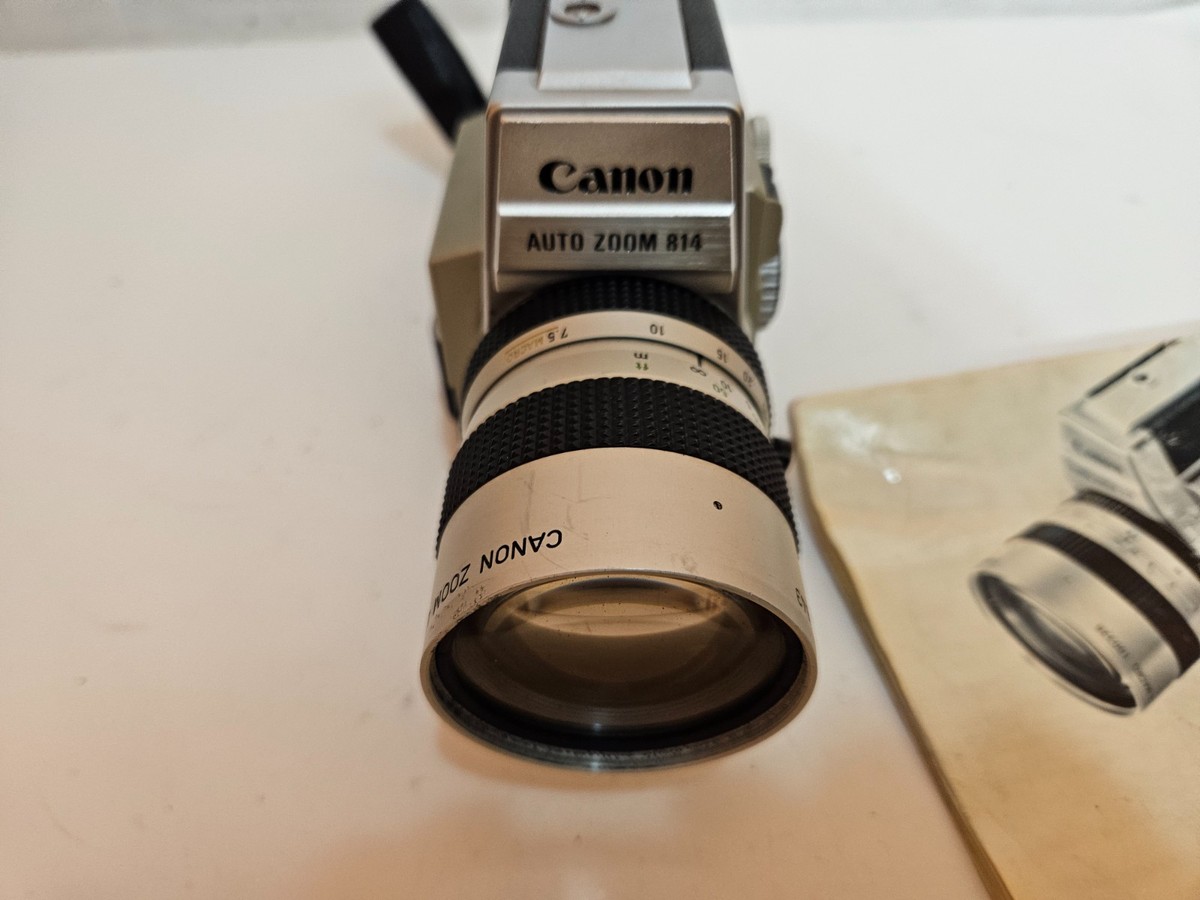 Canon Auto Zoom 814 Electronic Super 8 8mm Film Movie Camera