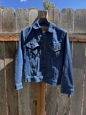 Vintage Levis 70505 0213 Denim Jacket Mens 34 button 52 Made USA 70s May 76