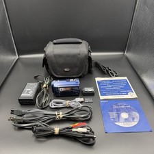Sony Handycam DCR-SX41 Blue Camcorder 8GB Carl Zeiss 60x Zoom Fully Tested