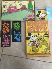 Vintage Disney Colorforms Set, Mickey Mouse Minnie Mouse And Their Friends