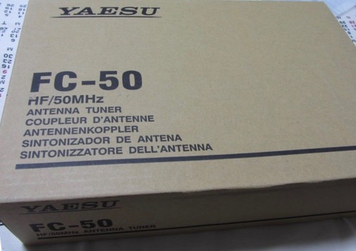 YAESU FC-50 Automatic Antenna Tuner + Box for FT-857 FT-891 FT-897 Mint Boxed