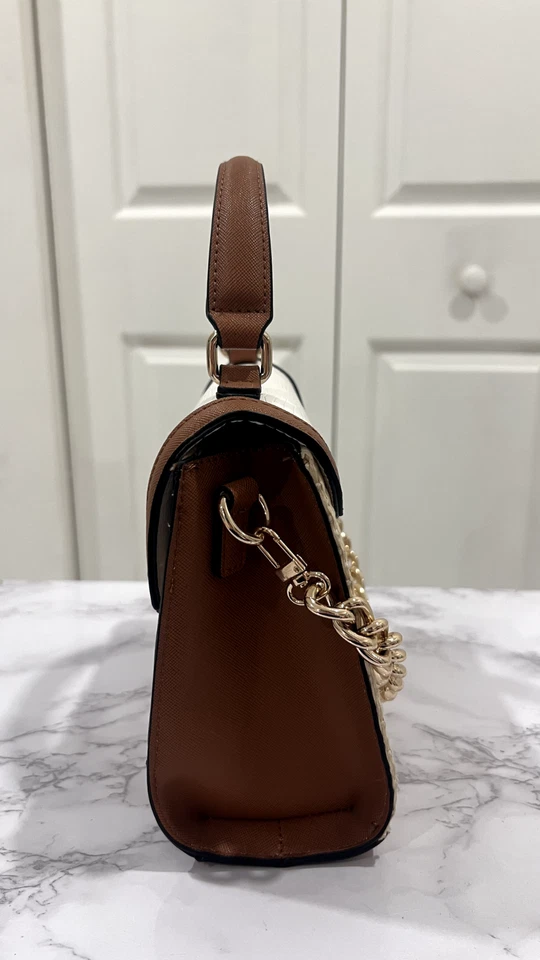 Aldo beige/marrón monedero/bolso de mano/brossbody Foto 4 de 4