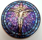 Jesus Christ Crucifixion - Colorized  American Silver Eagle 1oz .999 Silver Coin