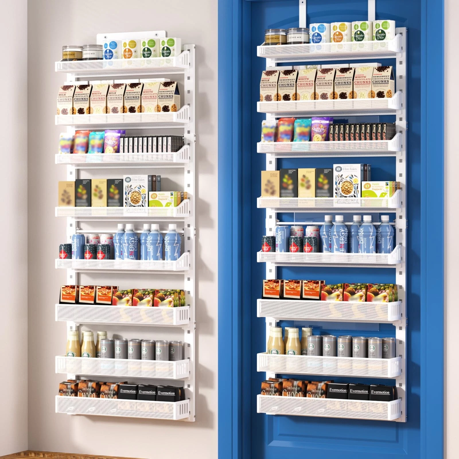 coobest 8Tier Over the door Spice Rack Organizer, Large Heavy Duty Metal Wall...
Opens in a new wind
