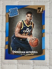 Donovan Mitchell 2017-18 Donruss Rated Rookie #188 Rookie Card RC Jazz. rookie card picture