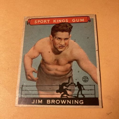 1933 Goudey Sports Kings Jim Browning #41