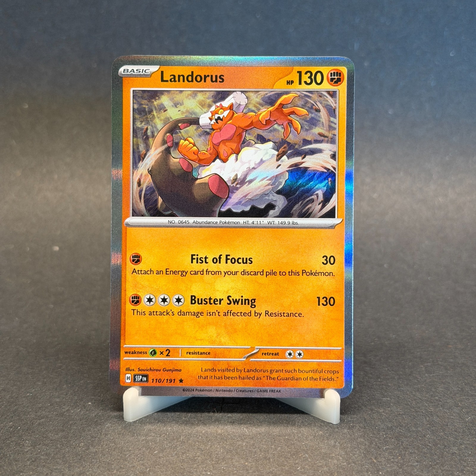 Landorus | Surging Sparks 110/191 Pokemon TCG | Holofoil Rare