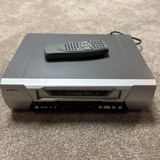 Sanyo VWM-385 4-Head VHS VCR Player Recorder w/ Remote Tested