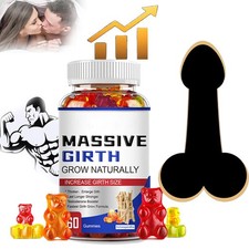Male Enhancement Gummies Booster  Thicker Last Longer Stronger Bigger 60 Gummy