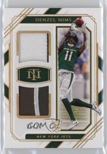 2020 National Treasures Rookie Dual Materials Holo Gold 6/10 Denzel Mims 0c3