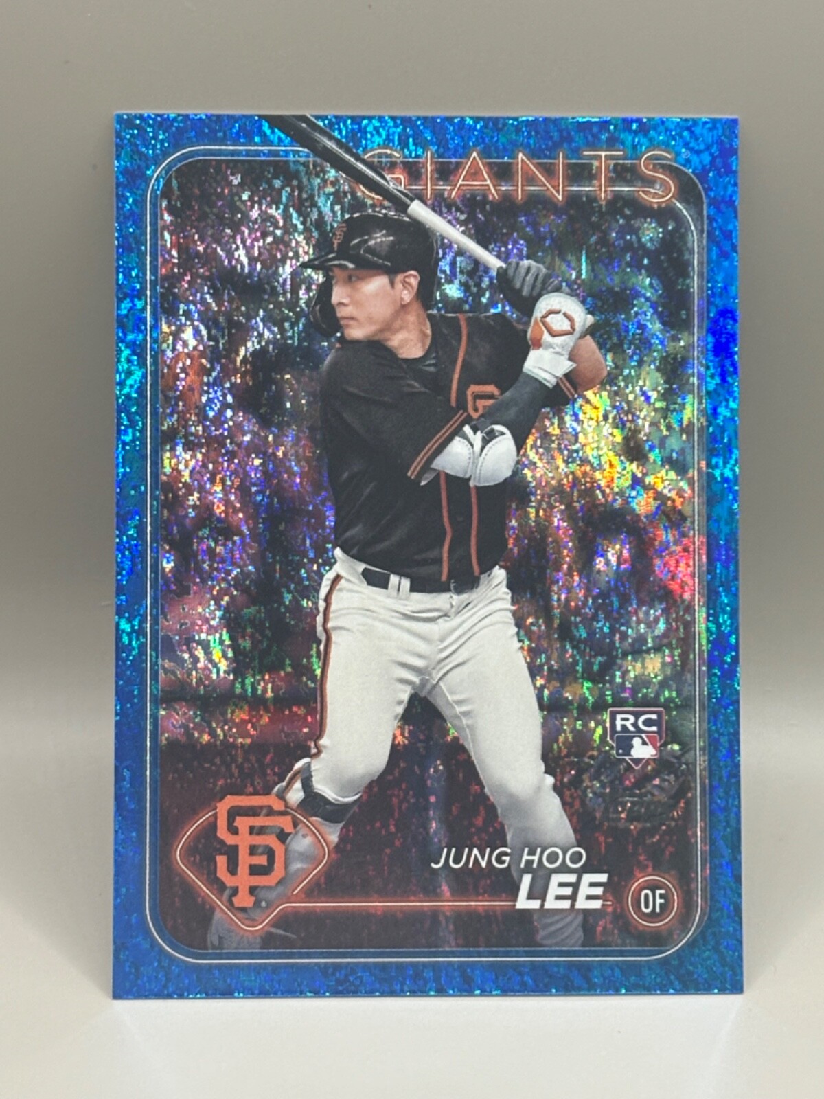 2024 Topps Series 2 - #691 Jung-Hoo Lee Blue Shimmer Foil Rookie /999 RC