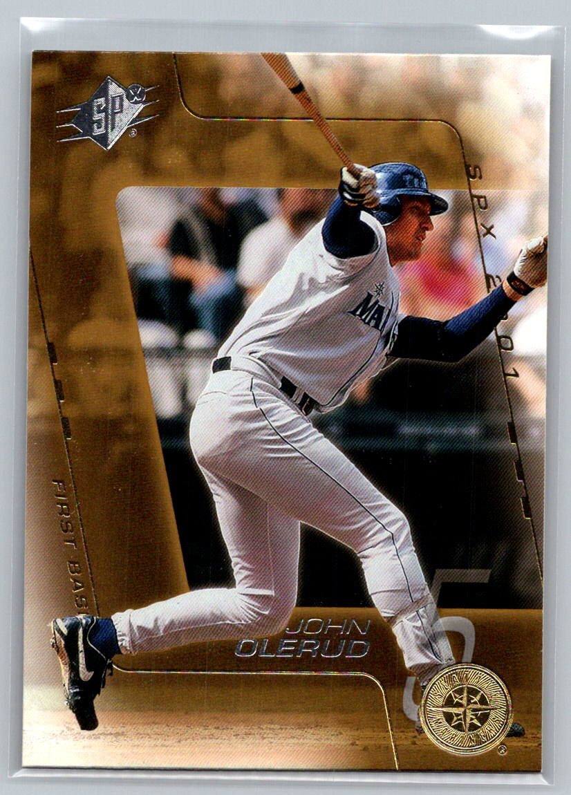 2001 Upper Deck SPx Baseball Card #16 John Olerud Seattle Mariners