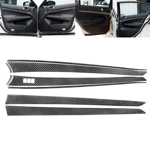 41Pcs Carbon Fiber Full Interior Kit Cover Trim For Infiniti G37 Sedan - Picture 11 of 20