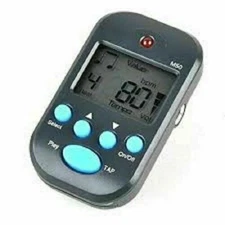 Black Portable LCD Digital Mini Metronome Beat Tempo w/ Cell Battery USA