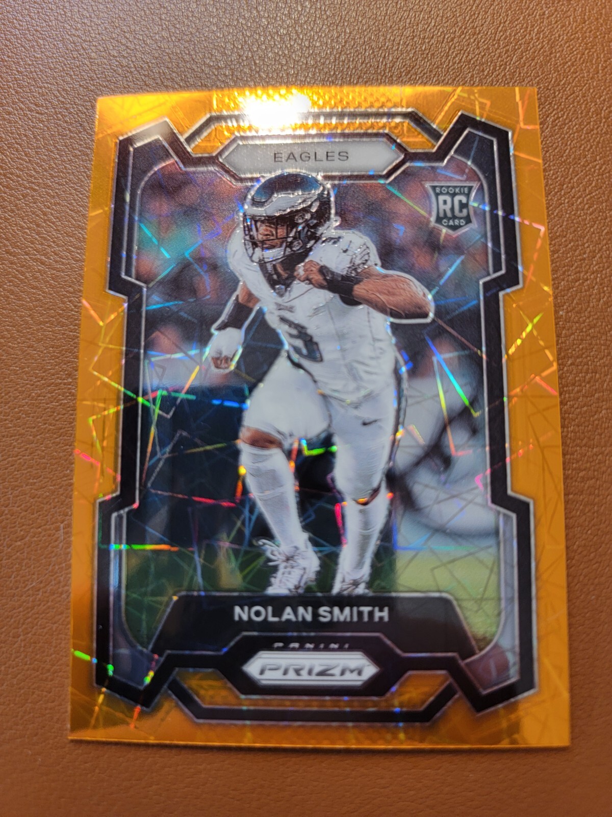2023 Panini Prizm - Rookies Nolan Smith #382 Lazer Prizm (RC)
