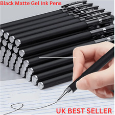 10/20pc Gel Pen Set School Student FineTip  Smooth Writing for Office  BLACKINK