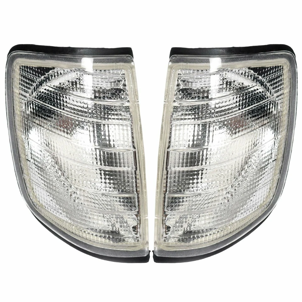 1 Pair Front Corner Light Lamp For Mercedes-Benz W124 E320 E420 E500 1994-1996 - Imagem 3 de 4