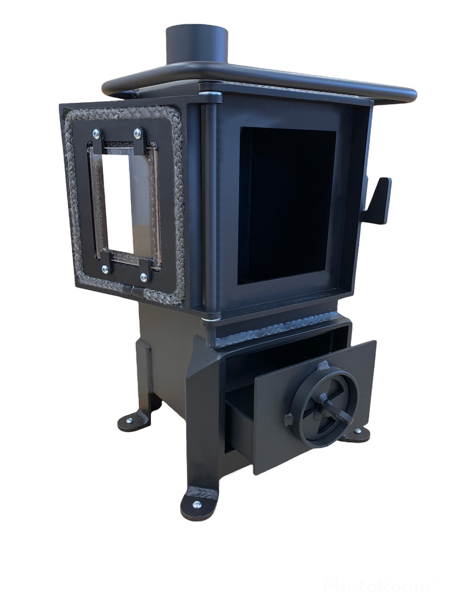 Small wood stove. Little Lenny Burner. Ideal for campervan, sheds, boats u0026  huts | eBay
