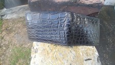 Wild Alligator Bi fold Wallet croc gator swamp leather hide Credit Hipster DE21