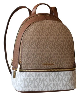 Michael Kors Damen Rucksack Tasche RHEA MD ZIP BACKPACK camel multi - Bild 1 von 4