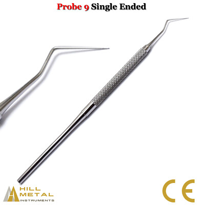 Explorer 9 Probe Diagnostic Endodontic Dental Examnation Surgical Instruments CE