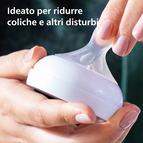 Philips Avent Biberon Natural Response in vetro - Biberon da 240 ml, senza BPA, - Foto 7 di 7