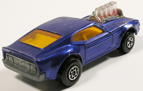 MATCHBOX 10 FORD BOSS MUSTANG PISTON POPPER ROLAMATICS VINTAGE LESNEY ENGLAND - Picture 2 of 5