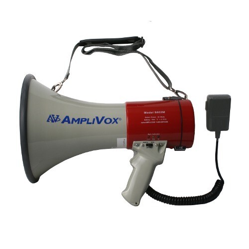 AmpliVox S602M Lightweight Mity-Meg with Microphone Megaphone