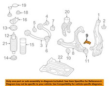 CHRYSLER OEM 16-23 Durango-Lower Cntrl Arm Retainer 6512111AA
