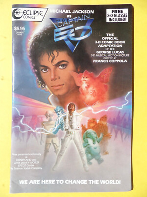 Michael Jackson as Captain EO (3-D Comic) USA 1987 - Brille noch angebracht