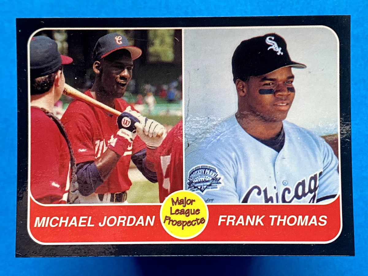 Michael Jordan Frank Thomas 1991 Major League Prospects Chicago