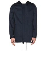 A.P.C. warhol cotton parka in marine