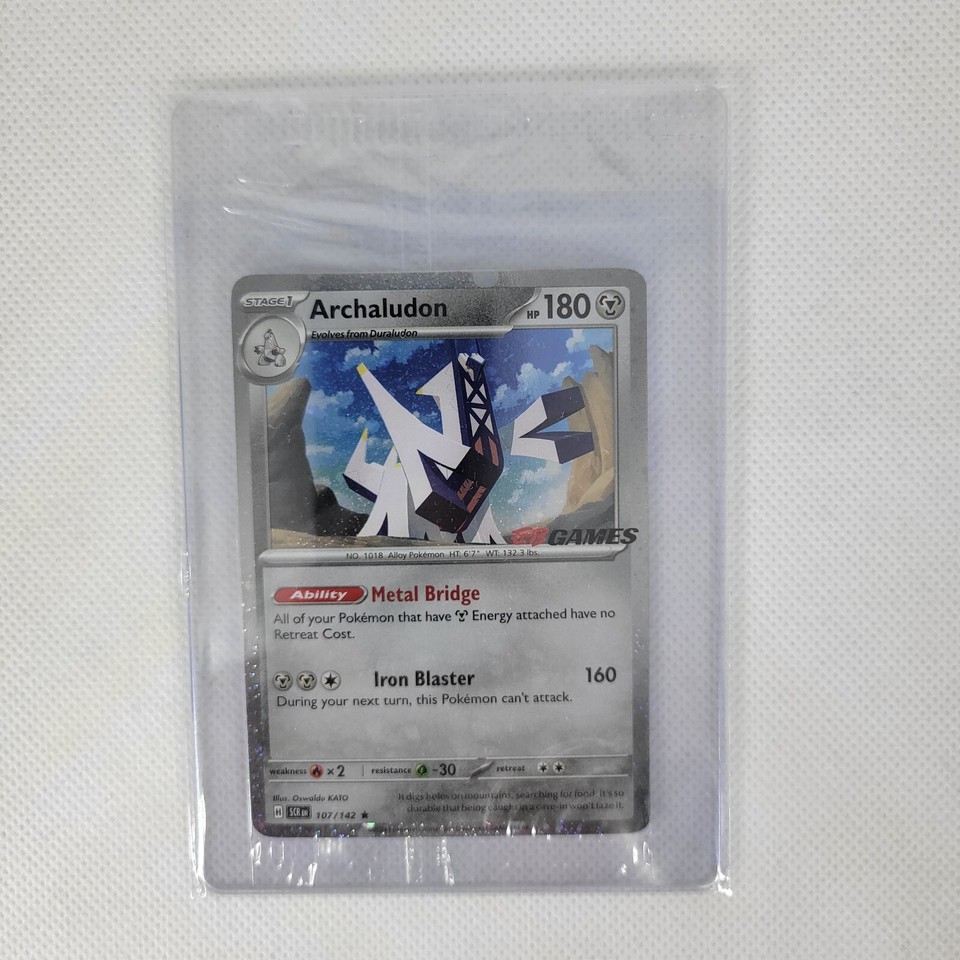 Pokémon TCG Archaludon 107/142 – Stellar Crown Stamped Promo – EU Exclusive – Sealed