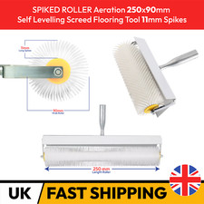 Spiked Roller 250mm with Splash Guard | 11mm 21mm 31mm Spikes Screed Tool