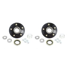 2-PACK Trailer Idler Hub Kit 5 on 4.5" for 2,000 lbs Axle