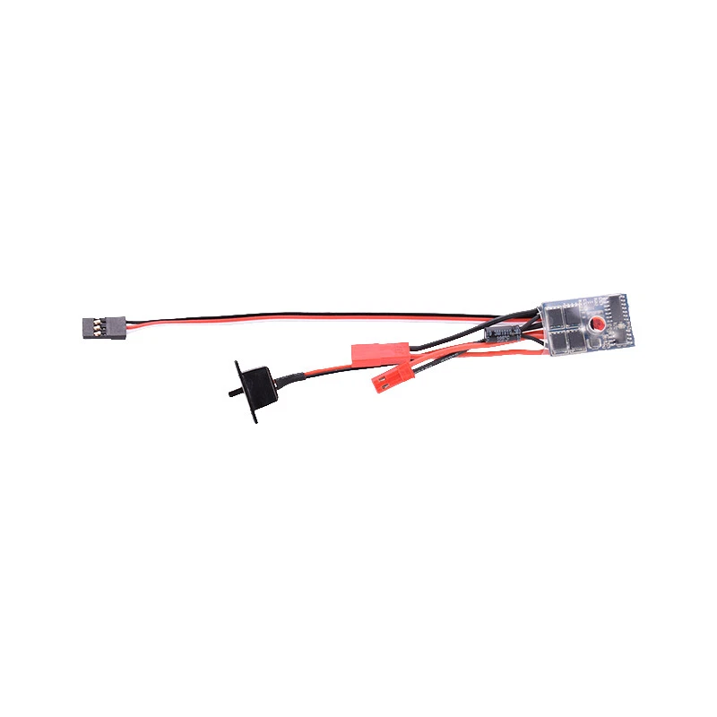 RC Car 10A Brushed ESC Zweiwege Motordrehzahl Regler für 1/16 1/18 1/24 RC Auto - Bild 2 von 4