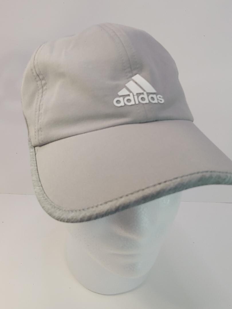 Adidas Gray Climalit e Lightweight Baseball Hat - image 1