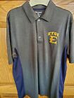 New Champion Etsu Bucs Women Polo Shirt Size M Blue & Charcoal Gray