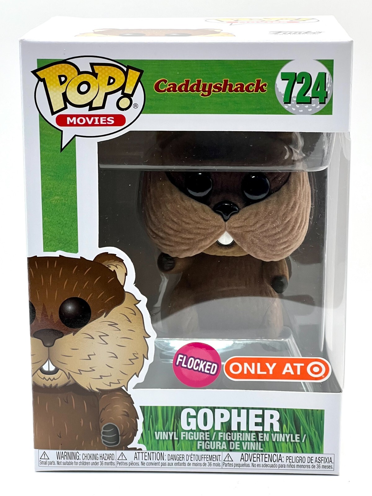 Funko Pop! Movies Caddyshack Gophe [Flocked] Exclusive #724