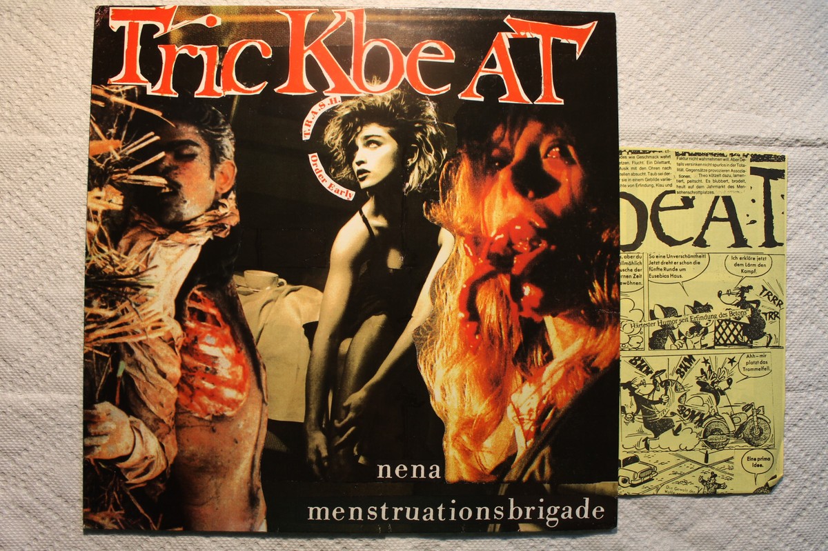 Trickbeat - Nena Menstruationsbrigade German RED vinyl LP 1988 