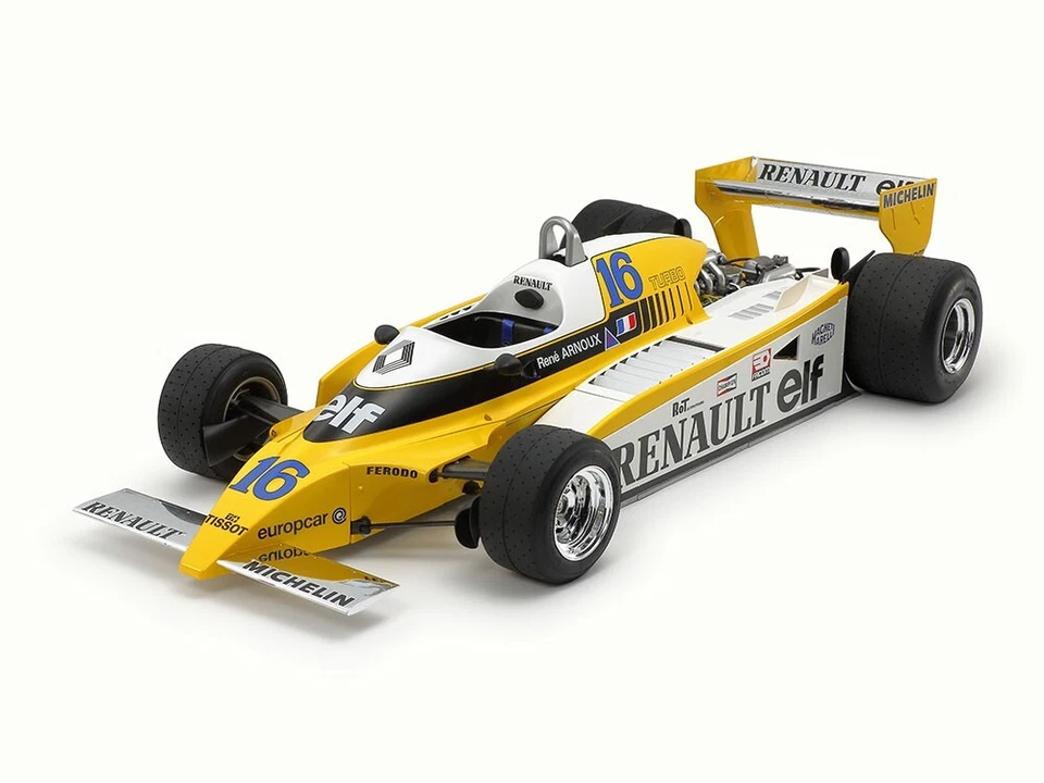 Tamiya 12033 F1 Auto da Corsa 1980 Renault RE-20 Turbo 1:12 Scala Plastica Kit - Immagine 2 di 4