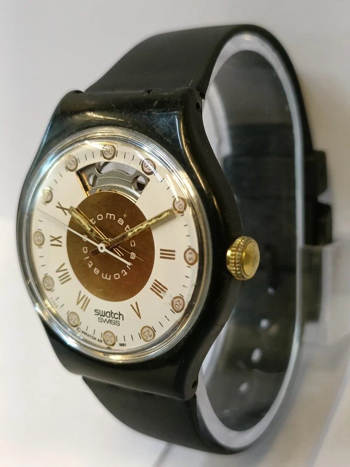 SWATCH 23J AUTOMATIC 7448 AG1991 SWISS MEN'S FULL WORKING, STRAP AFTER MARKET - Image 2 of 4